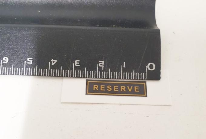 AJS/Matchless / Norton P11 Reserve Sticker
