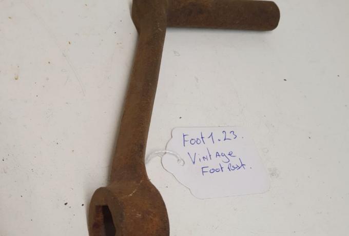 Vintage Footrest used
