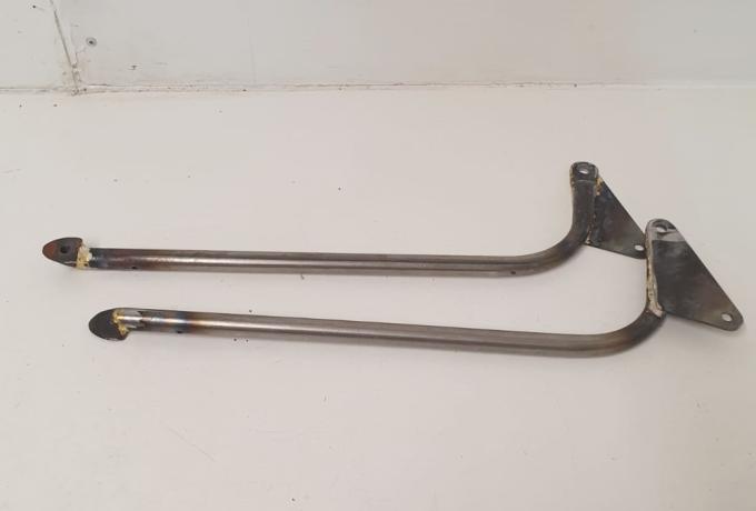 BSA A7. A10. Late type rear mudguard holders. LHS and RHS. Pair