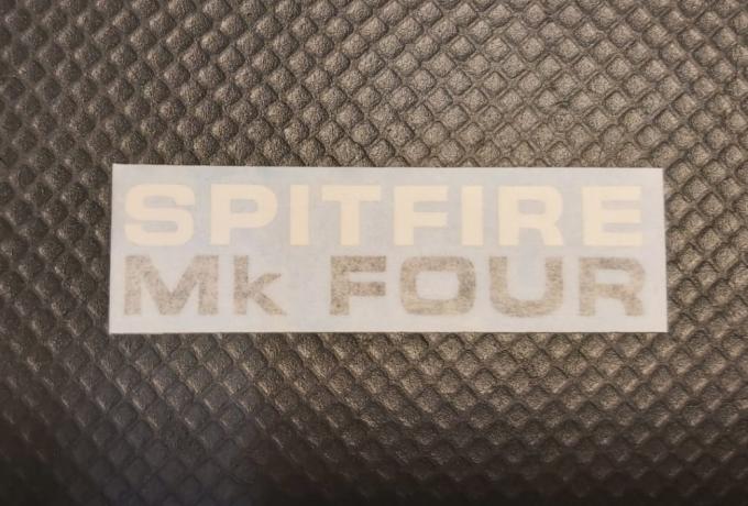BSA SPITFIRE Mk FOUR. Tank Top. Sticker. 1968.