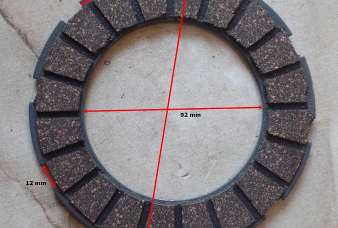 AJS/Matchless Clutch Plate Set 4*