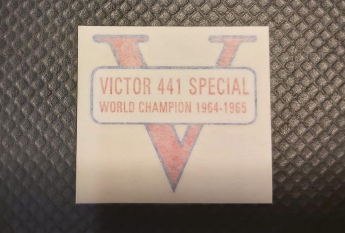 BSA Victor Special. Tank Top. Sticker. 1967/68