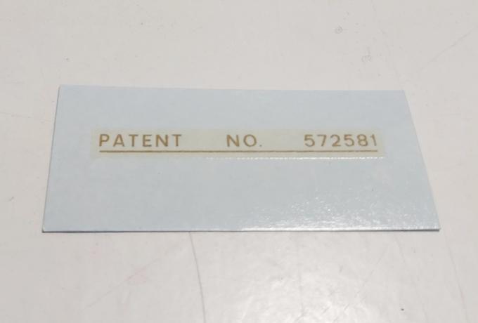 AJS/Matchless Abziehbild f. Mod. Hinterradschwinge ab 1950