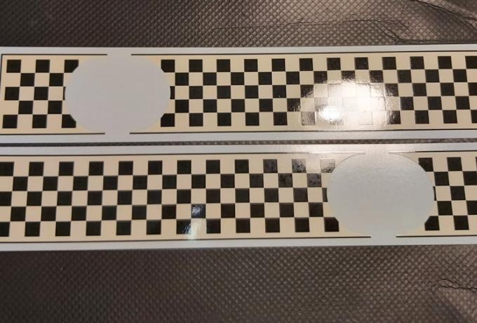 BSA Tank Top Transfer. 1967. Pair