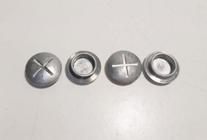 Triumph Rockerbox Cap Unit Twins 5TA,T100A,3TA,T120. Set of 4