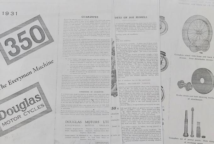 Douglas Instruction Manual . 350. 1931. Copy