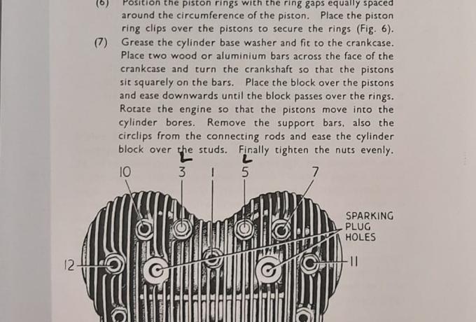 Triumph TRW 500 cc User Handbook issued April 1955