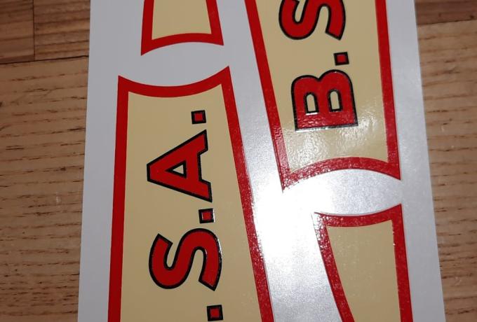 BSA Sloper OHV 1927-32 Abziehbilder Set