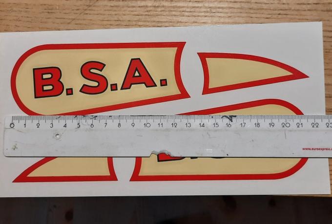 BSA Sloper OHV 1927-32 Abziehbilder Set