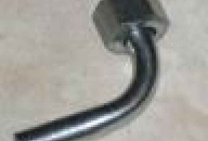Fuel Pipe - 90 Degrees with nut 1/4"