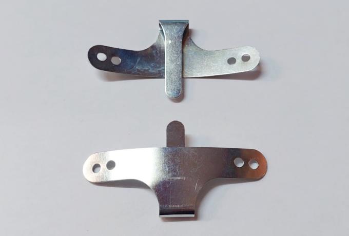 Bsa.  Petrol Tank Badge Clips.  Pair