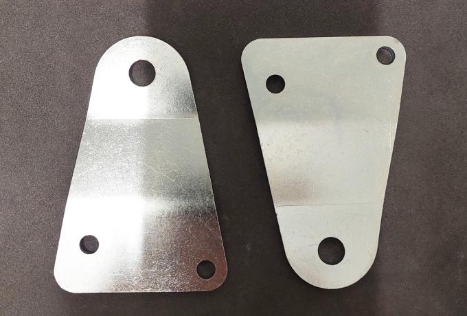 BSA A65 Silencer Bracket Pair