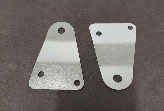 BSA A65 Silencer Bracket Pair