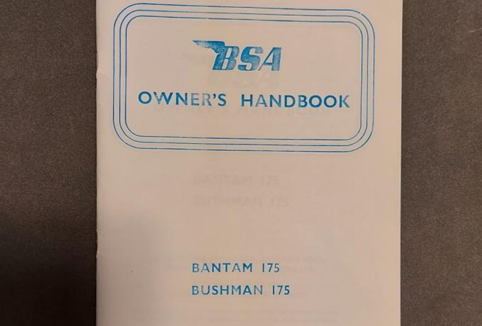 BSA Bantam 175 & Bushman 175 Handbuch