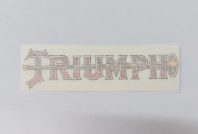 Triumph Tank Sticker 1905