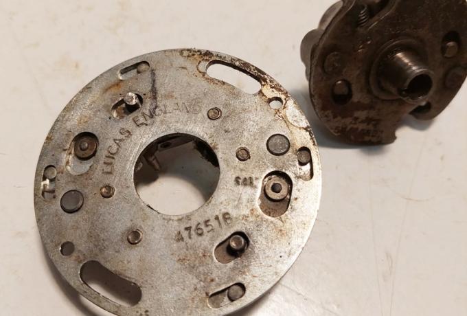 Lucas T140 Dynamo Cover Plate 47651B used