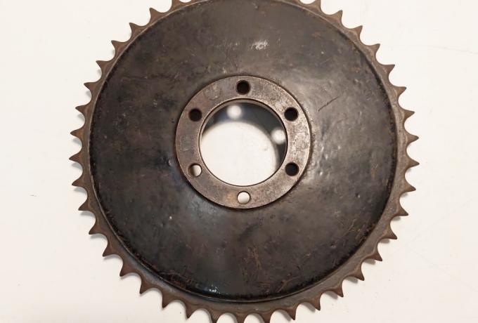 AJS/Matchless Rear Wheel Sprocket/Brake Drum 42T used
