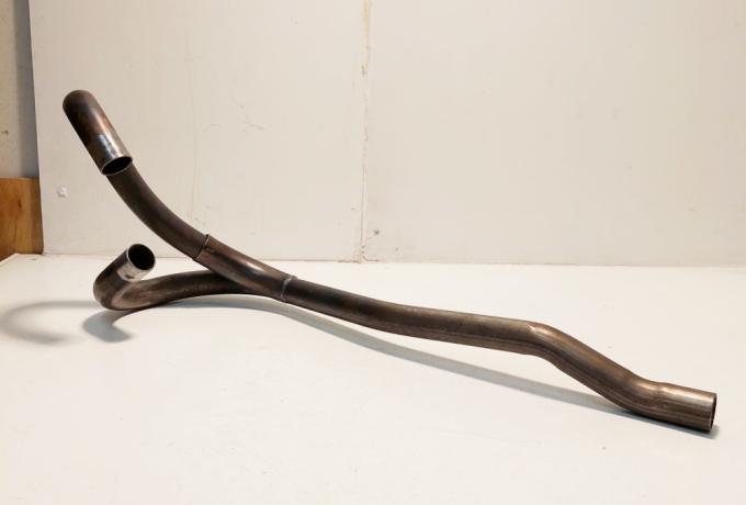 Triumph 500cc Adventurer. High Level Siamese Pipe. Used