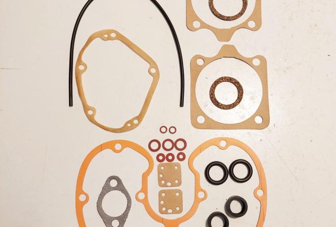 AJS/Matchless. Engine Gasket Set 350, 500 cc 16MC,16MCS,18C,18CS,G3L,G3LCS,G80C,G80CS 1949-55