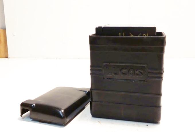 Lucas Battery Box Replacement + Sealed Lead-Acid Battery 12V 9Ah. 36W