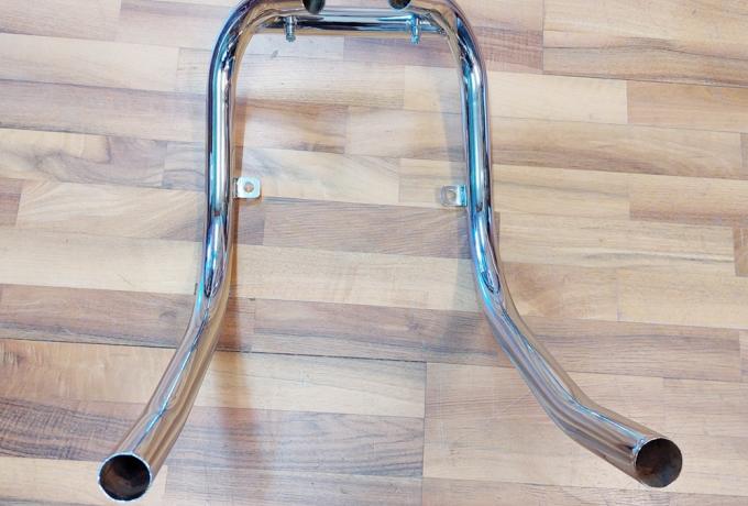 Triumph T140 Exhaust Pipes Pair with Balance Pipe