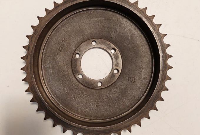 AJS/Matchless Rear Wheel Sprocket/Brake Drum 42T used