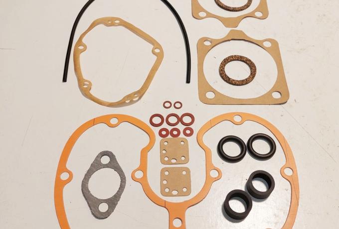AJS/Matchless. Engine Gasket Set 350, 500 cc 16MC,16MCS,18C,18CS,G3L,G3LCS,G80C,G80CS 1949-55