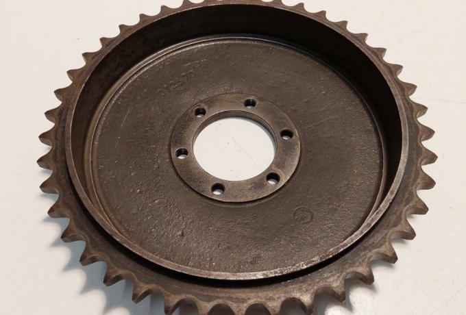 AJS/Matchless Rear Wheel Sprocket/Brake Drum 42T used