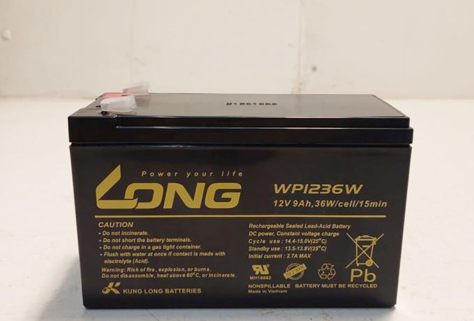 Sealed Lead-Acid Battery 12V 9Ah. 36W