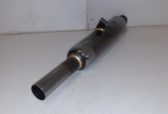 Triumph 3HW Silencer 3"  1 3/4" unplated 
