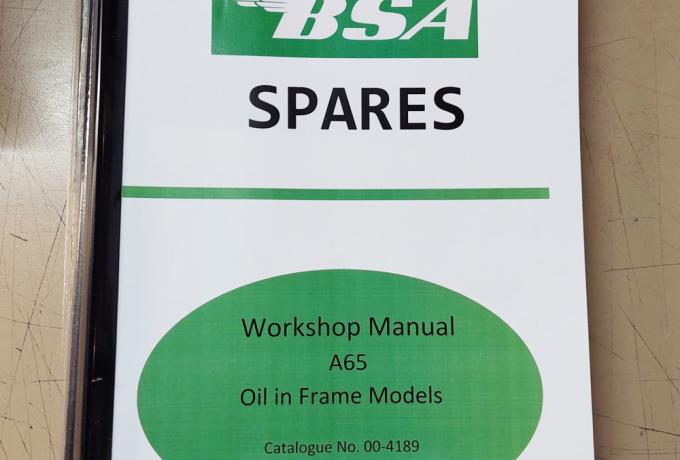 BSA Workshop Manual A65 650cc