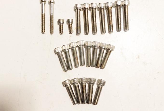 BSA A65 Allen Screw Set. Engine. pre 1968