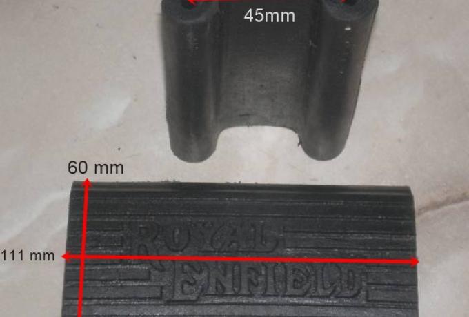 Royal Enfield Footrest Pedal Rubbers D-Type /Pair