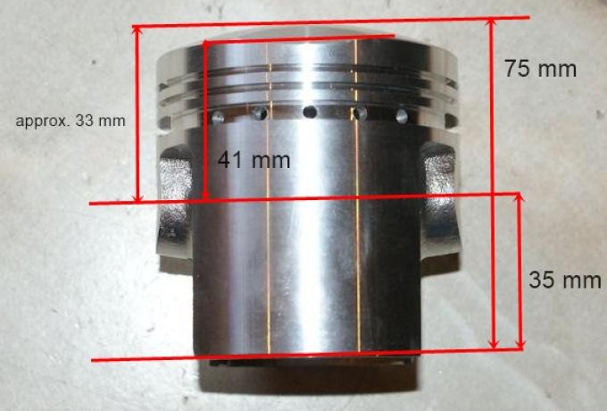 Vellocette MAC Kolben 350cc JP. +040