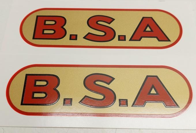 BSA Tank Abziehbilder. Paar. 1937/38