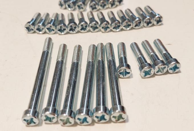 Triumph Engine Screw Set Comp. 5/6T. 1956-59