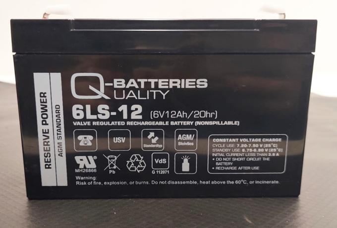 Gel-Battery 6V-12Ah/20hr