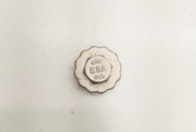 BSA Sloper Getriebe und Motor Öldeckel 