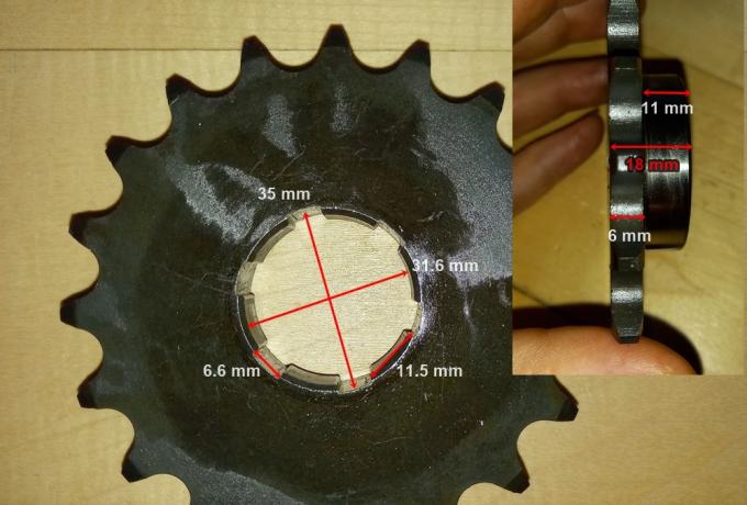 BSA Getrieberitzel B31/B33 19Z. Rigid Plunger