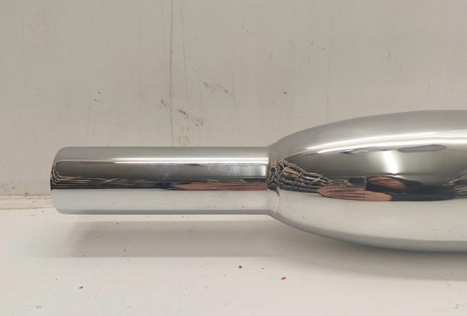 Triumph Siamese Silencer High Level. LHS. 350. 500. 650. 1 3/8"