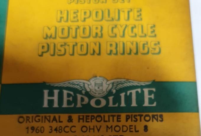 AJS 348 cc Piston Ring Set STD - 1960