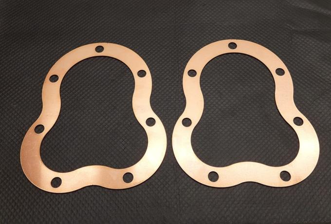Brough Superior SS80, AJS/Matchless 1000ccm Cylinderhead Gasket Copper / Pair