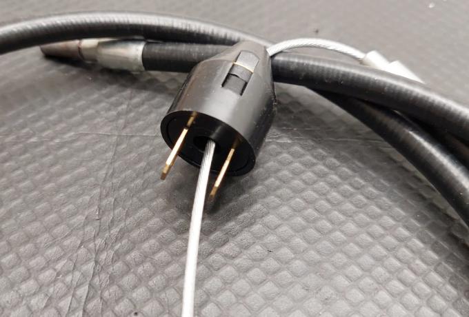 Triumph Front Brake Cable +5". OIF. USA With Stop Switch