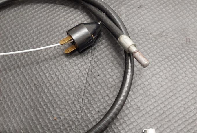 Triumph Front Brake Cable +5". OIF. USA With Stop Switch