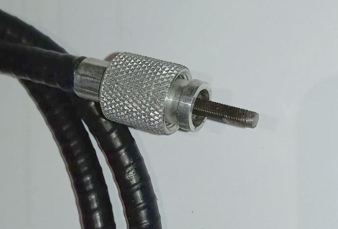 Smiths Speedo Cable, long nut 4FT 3" 129,5cm 