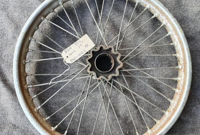 BSA A65 WM2 19" Wheel used