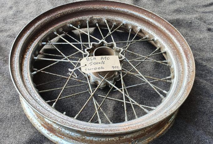 BSA A10 Wheel. 5.00 x 16 used