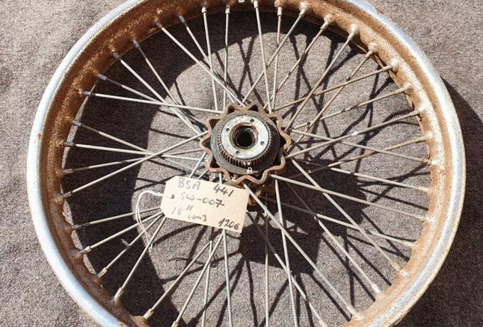 BSA 18" WM3 Wheel used