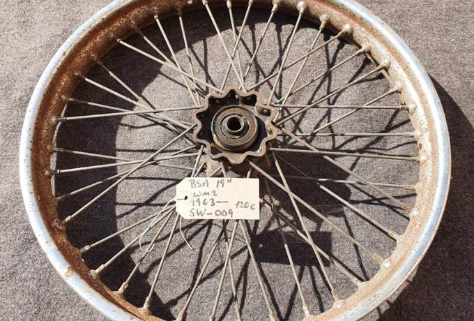 BSA WM2 19" Rad gebraucht 1963-