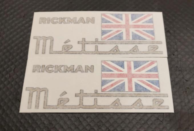 Rickman Métisse Tank Sticker 1960's. Pair